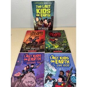 The Last Kids on Earth 5 Book Set Max Brallier Scholastic Paperback Collection
